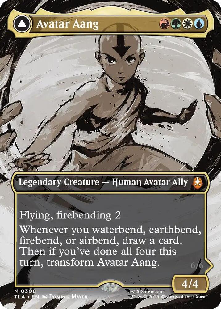 Avatar Aang (Borderless) - Avatar: The Last Airbender (TLA) - FOIL