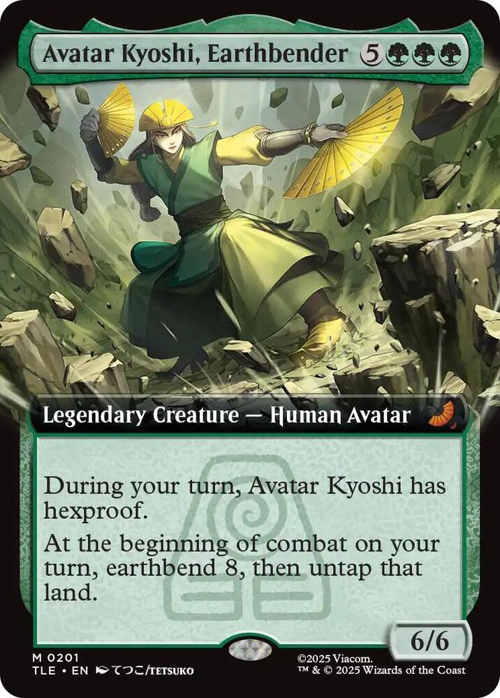Avatar Kyoshi, Earthbender (Extended Art) - Avatar: The Last Airbender: Eternal-Legal (TLE) - FOIL