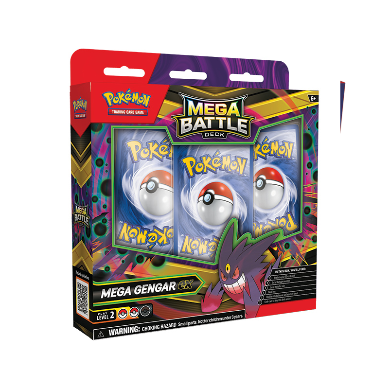 Pokemon TCG: Mega Battle Deck Case (Mega Gengar ex or Mega Diancie ex)