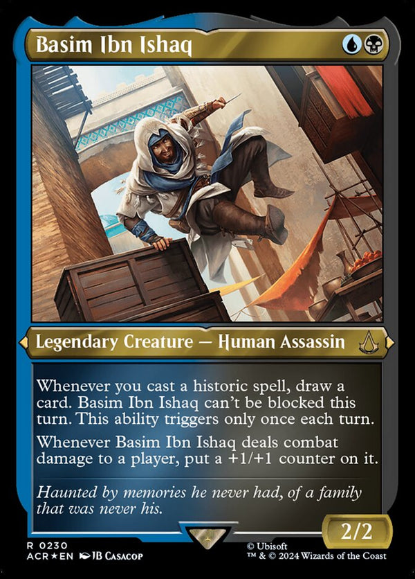 Basim Ibn Ishaq (Foil Etched) - Universes Beyond: Assassin's Creed (ACR)