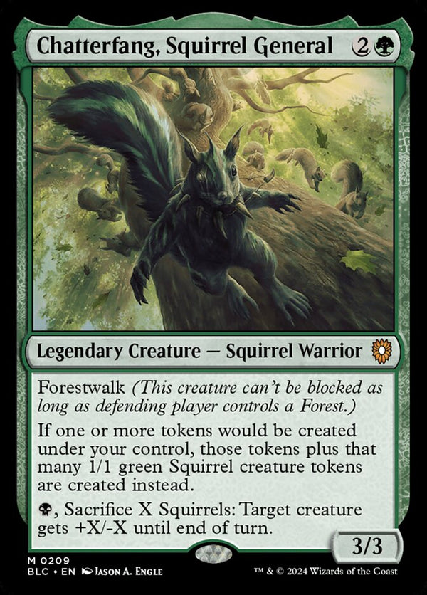 Chatterfang, Squirrel General - Commander: Bloomburrow (BLC)