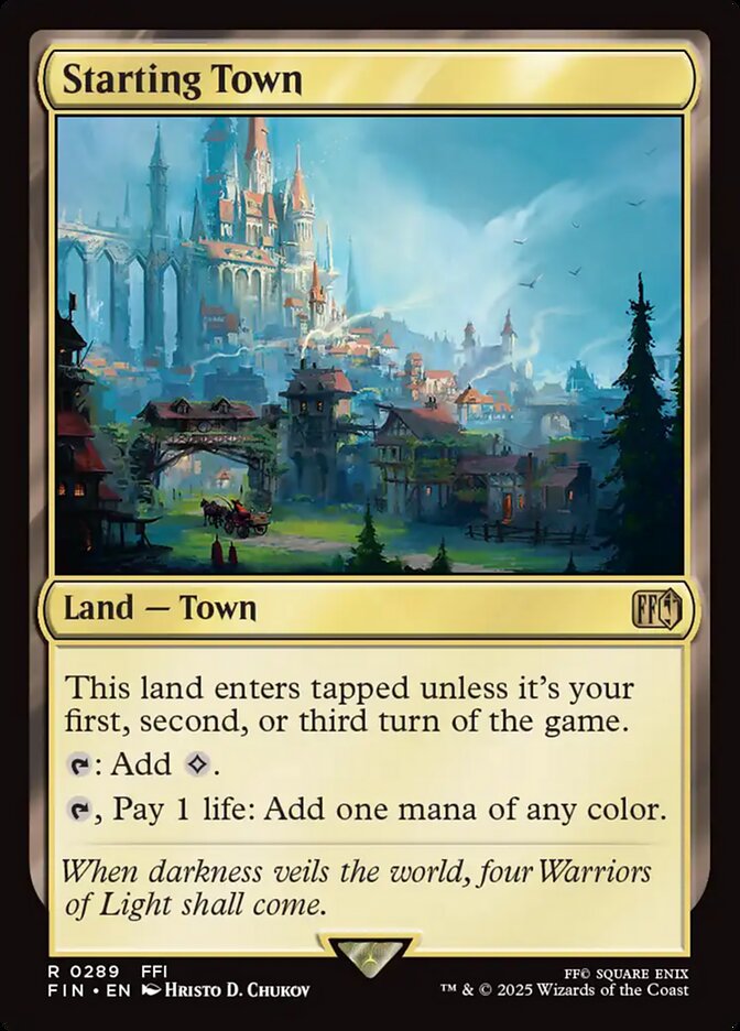 Starting Town - FINAL FANTASY (FIN) - FOIL