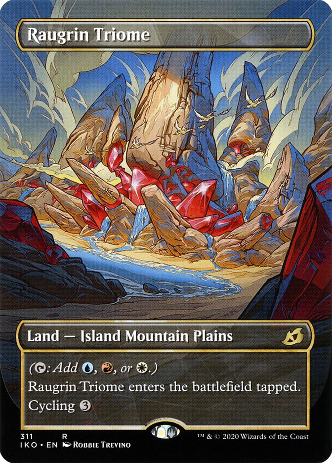 Raugrin Triome (Showcase) - Ikoria: Lair of Behemoths (IKO)