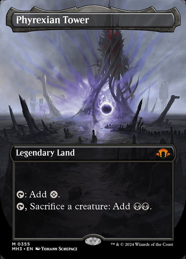 Phyrexian Tower (Borderless) - Modern Horizons 3 (MH3) - FOIL